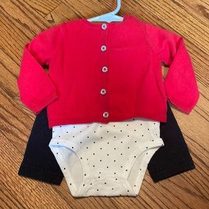 Carters 3 piece outfit